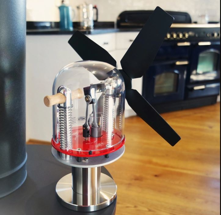 Stirling Engine Wood Stove Fan